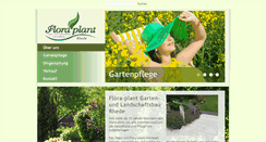 Desktop Screenshot of flora-plant.de
