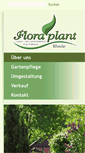 Mobile Screenshot of flora-plant.de